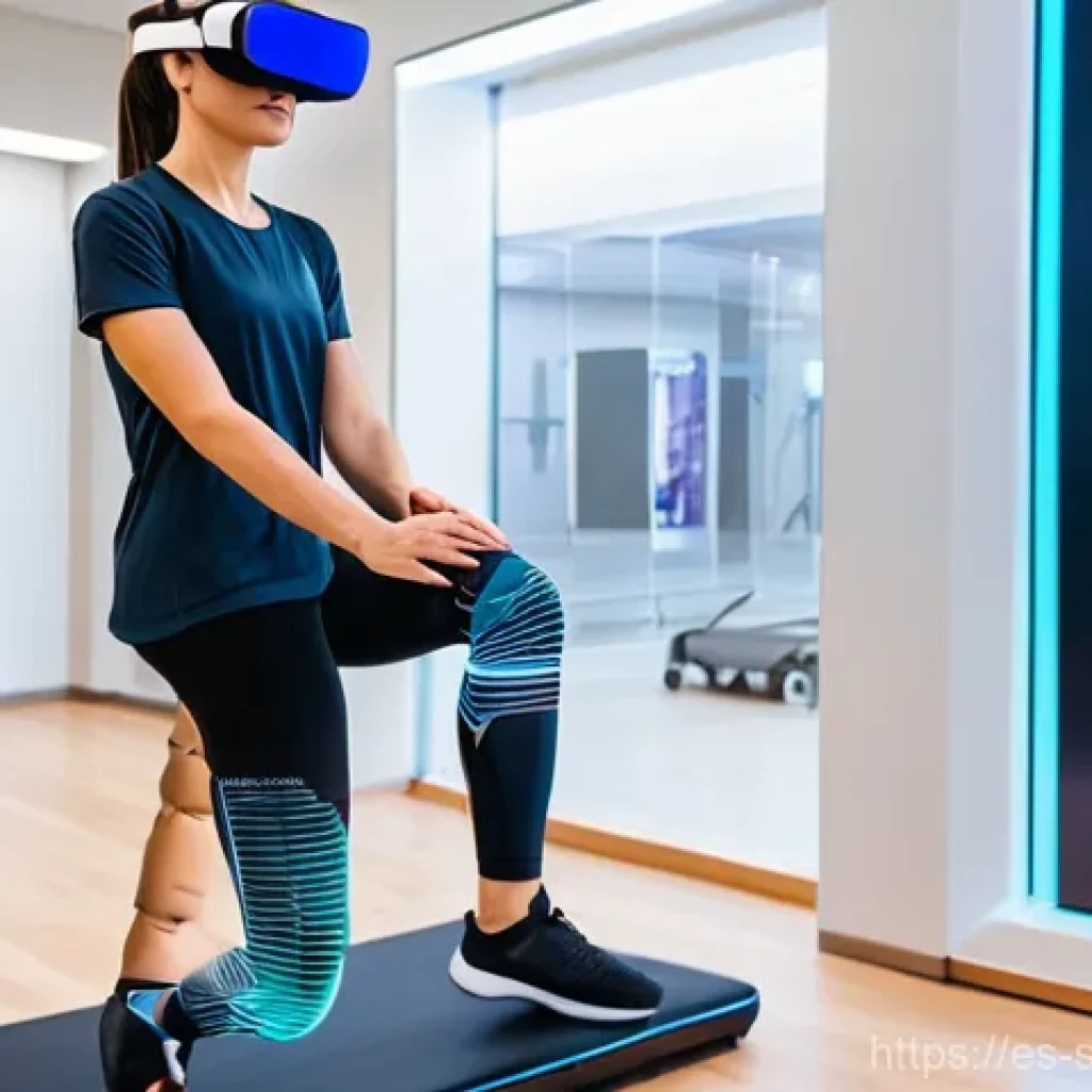 스포츠재활 전문가의 경력 관리 방법 - **Prompt for Advanced Rehabilitation Technology:**
    "A bright, spacious, and ultra-modern sports ...