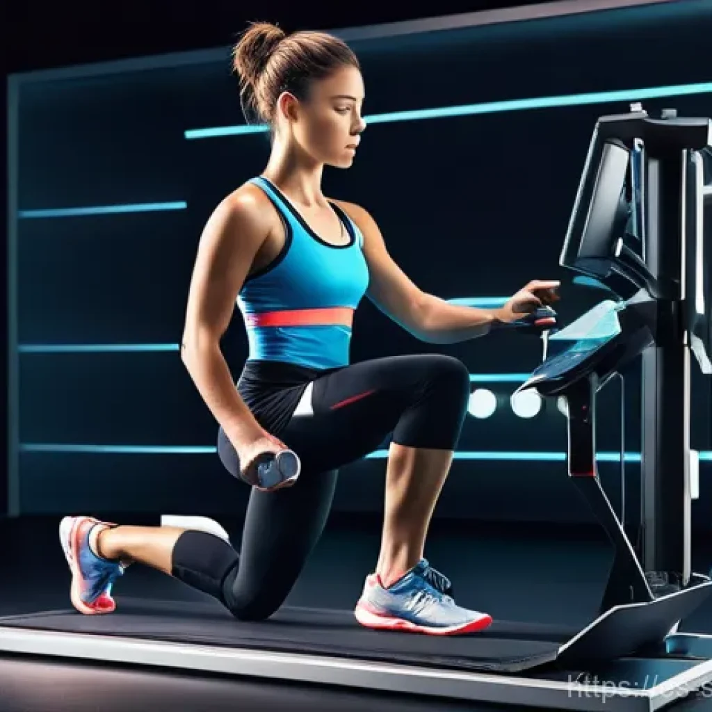 스포츠재활 분야의 고용 전망 - **Prompt: "A modern sports rehabilitation clinic, brightly lit and clean. A young adult athlete, mal...