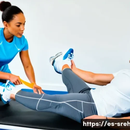 스포츠재활 자격증 응시 자격 요건 - **Image Prompt 1: Professional Rehabilitation Session**
    "A bright, clean, and modern sports reha...